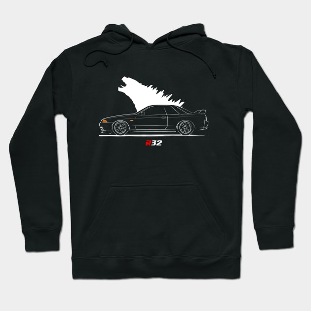 JDM R 32 Skyline Hoodie by GoldenTuners